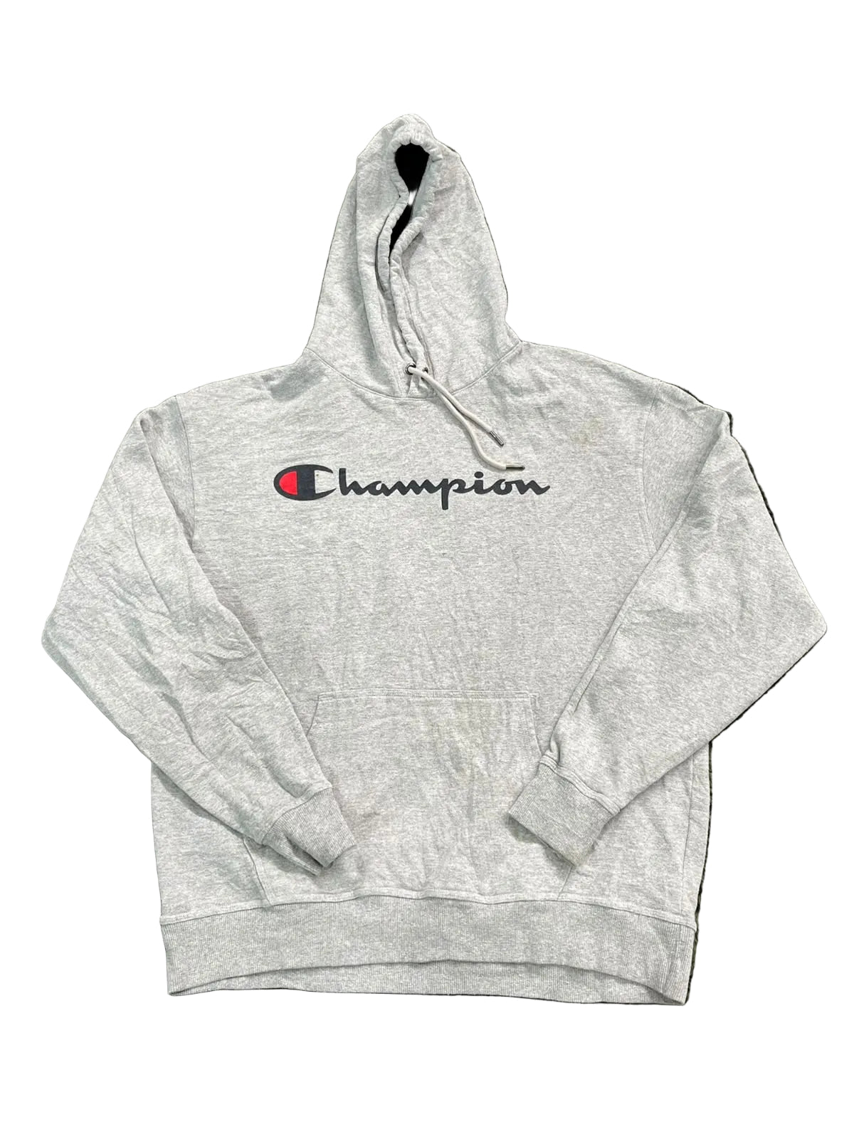 CHAMPION MEN SWEAT HOODIE ON THE WHITE BACKGROUND