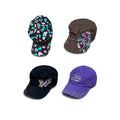 Y2K HEART PRINT CAPE BUNDLE CUTE AESTHETIC BASEBALL HATS & INDIE FASHION ACCESSORIES 6 PCS