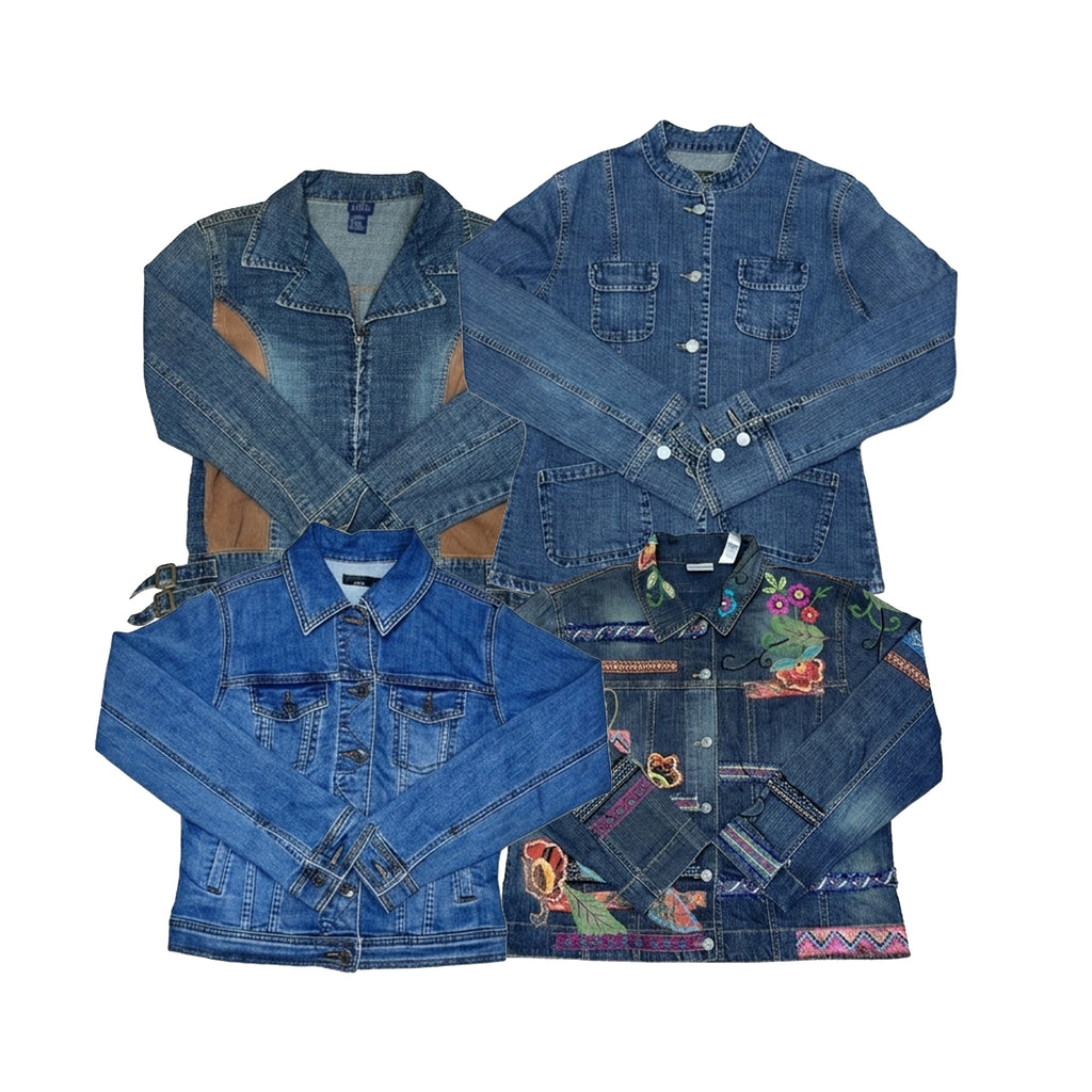 Y2K DENIM JACKETS 6 PCS