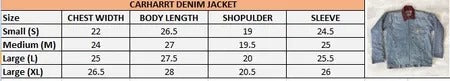 UPCYCLE CARHARTT DENIM HOODY JACKET