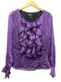 Y2K RUFFLES DETAIL TOP