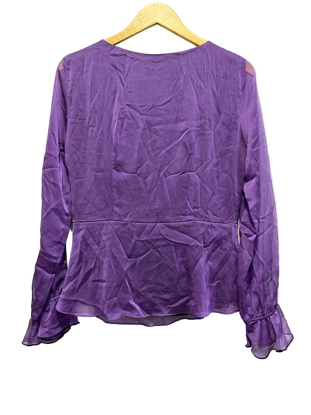 Y2K RUFFLES DETAIL TOP