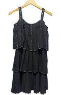 LIGHT BEADED PARTY STRAPPED DRESS