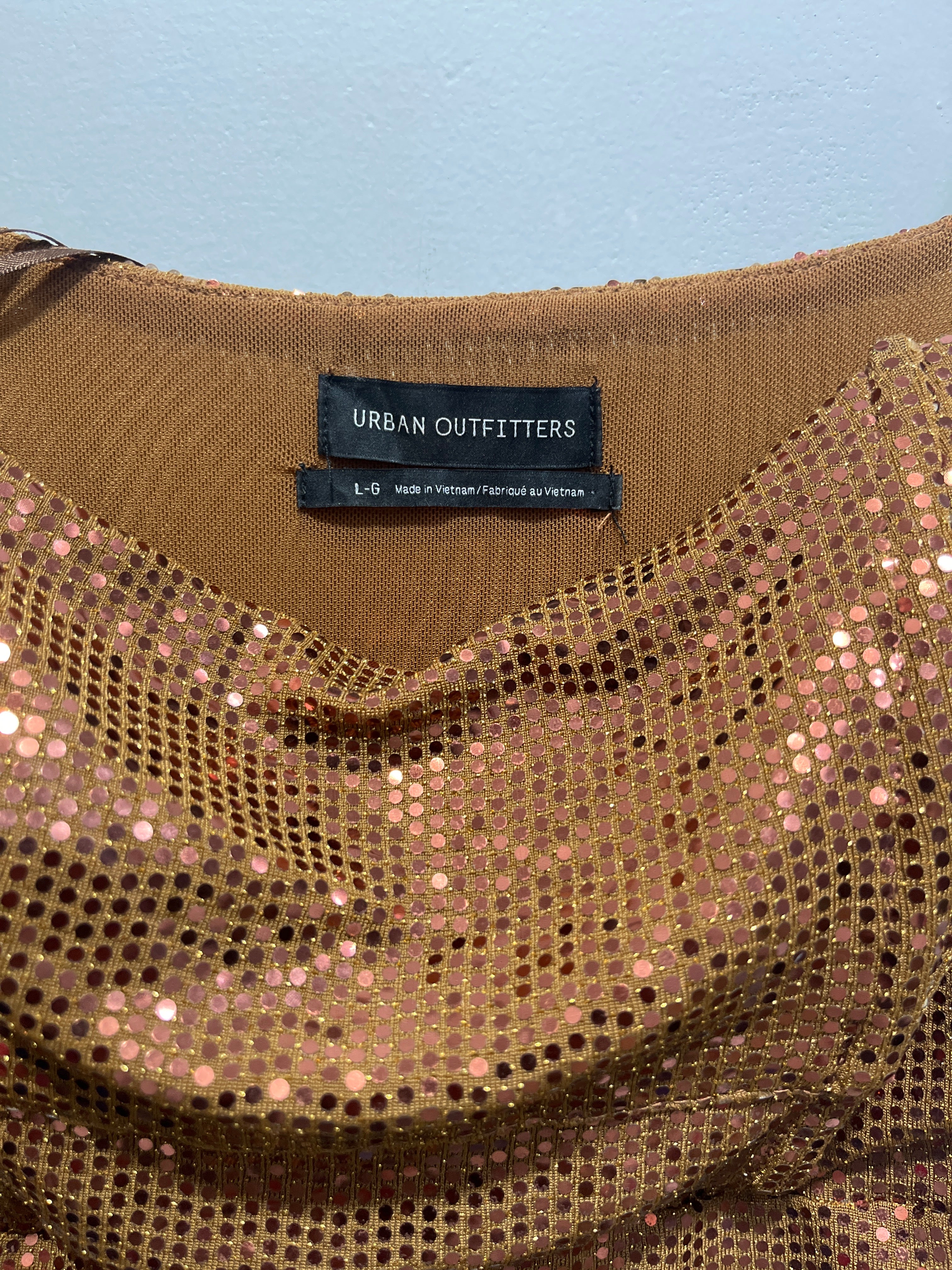 FESTIVAL STRAPPED Shimmer Detail Mini Dress