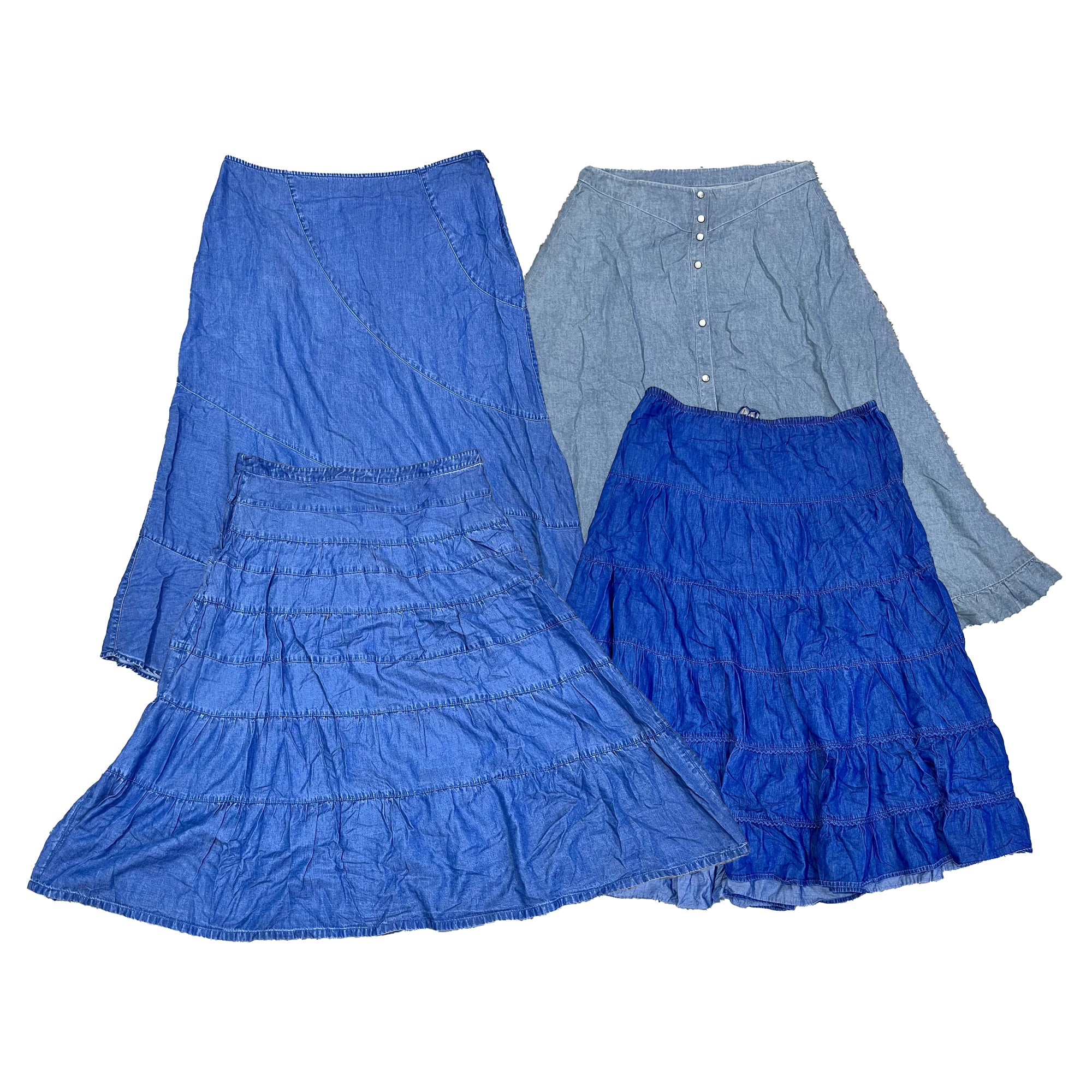 Y2K DENIM FAIRY COTTON SKIRTS 10 PCS