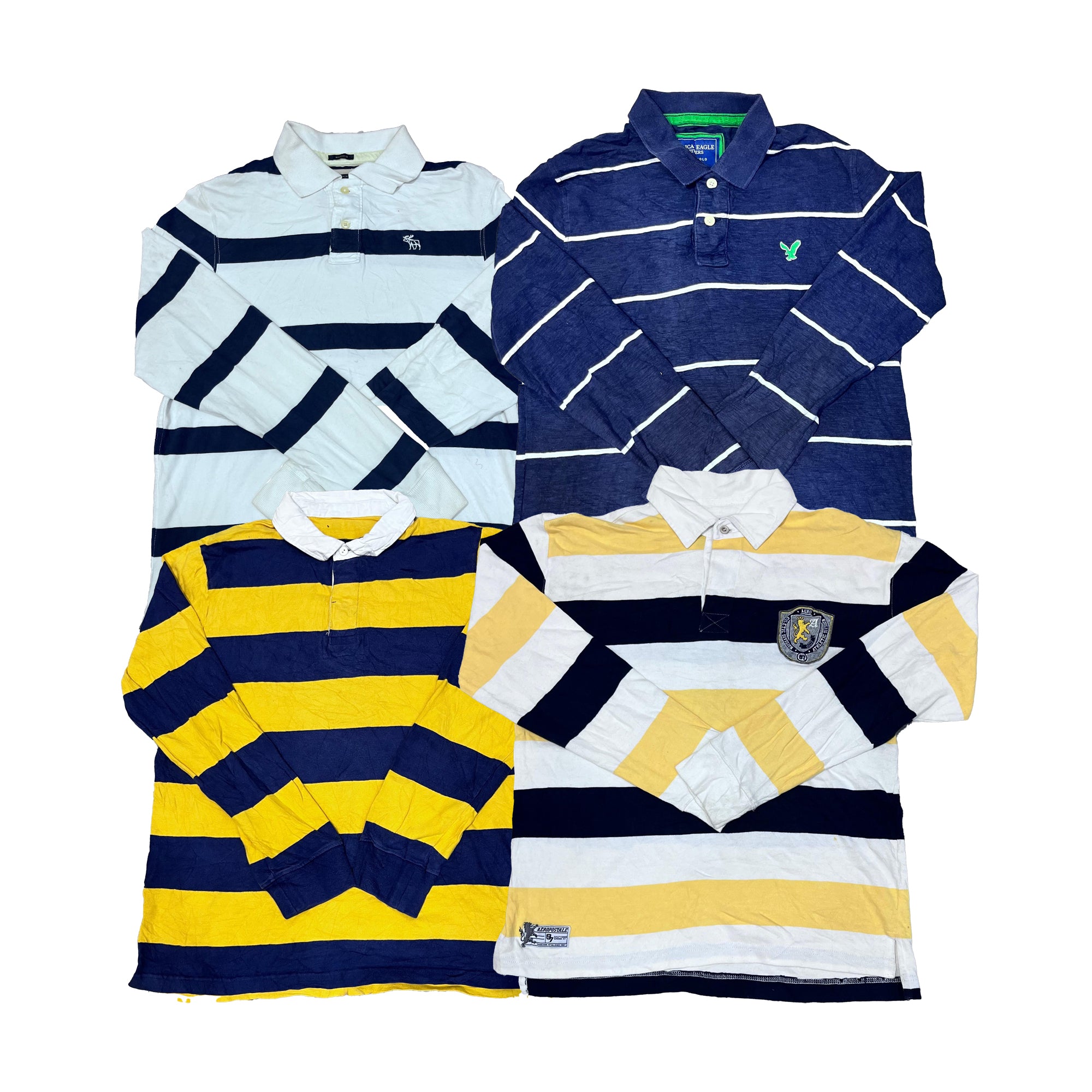 MIX BRAND RUGBY T-SHIRT 5 PCS