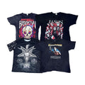 SKULL PRINTED T-SHIRTS 11 PCS