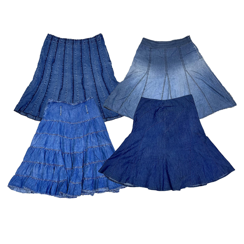 Y2K DENIM FAIRY SKIRTS 9 PCS