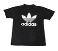 ADIDAS MEN ROUND NECK T-SHIRT ON A WHITE PLAIN BACKGROUND 