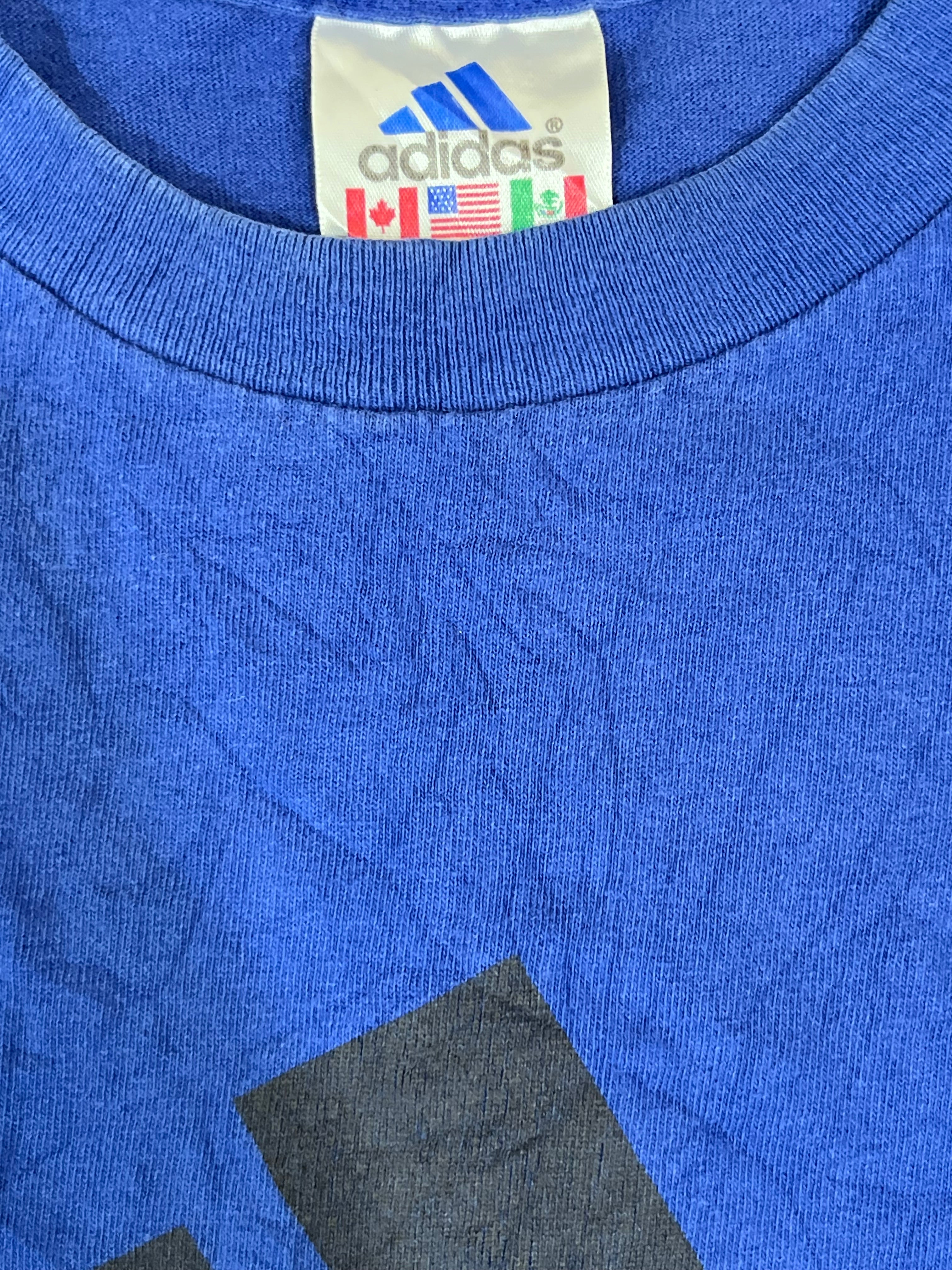 ADIDAS MEN ROUND NECK T-SHIRT WITH LABEL