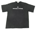 ADIDAS MEN ROUND NECK T-SHIRT ON A WHITE PLAIN BACKGROUND 