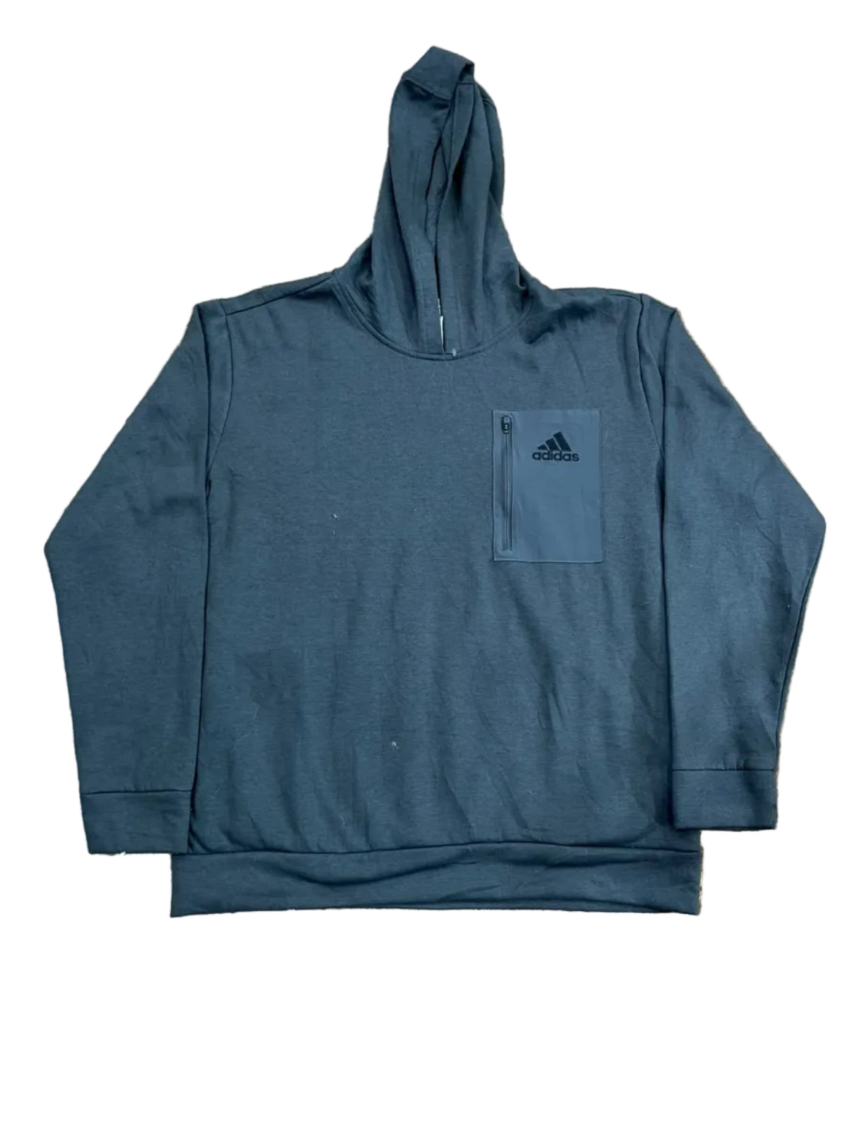 ADIDAS MEN SWEAT HOODIE ON A WHITE PLAIN BACKGROUND