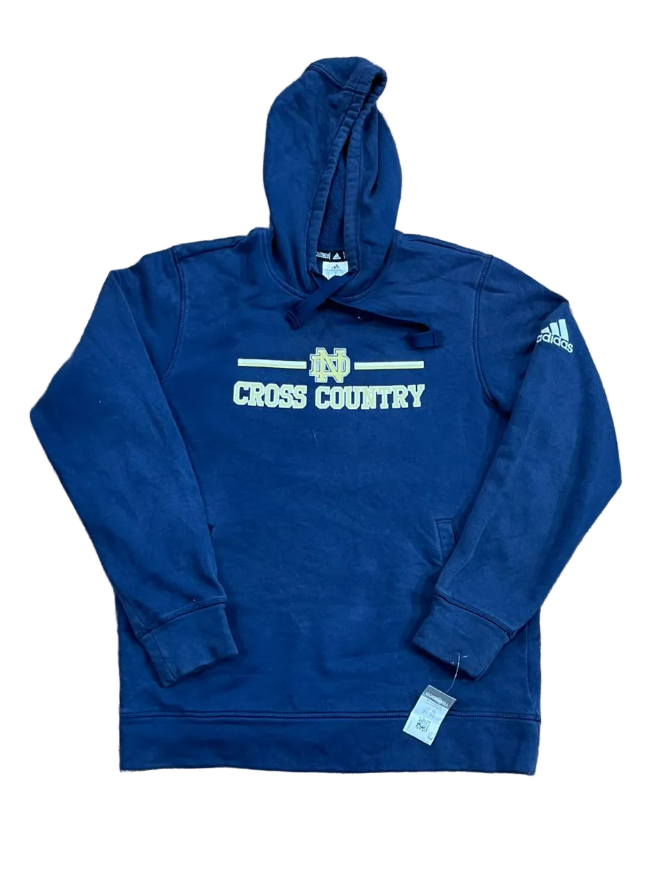 ADIDAS MEN SWEAT HOODIE ON THE WHITE BACKGROUND