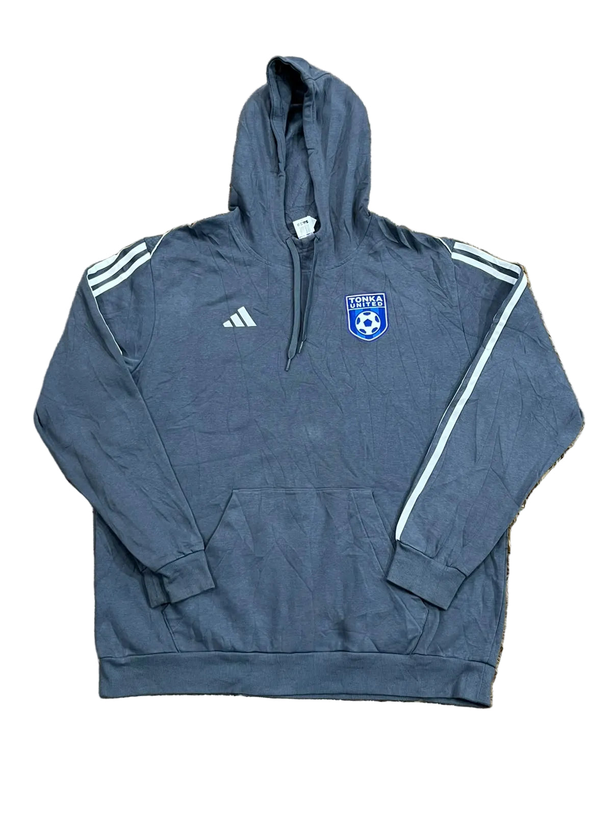 ADIDAS MEN SWEAT HOODIE ON THE WHITE BACKGROUND