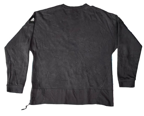 ADIDAS MEN SWEAT SHIRT ON A WHITE PLAIN BACKGROUND