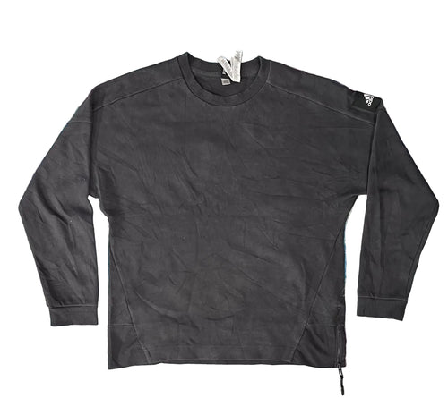 ADIDAS MEN SWEAT SHIRT ON A WHITE PLAIN BACKGROUND