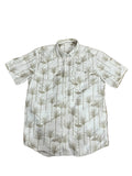 BRANDED HAWAII MEN SHIRT ON A WHITE PLAIN BACKGROUND