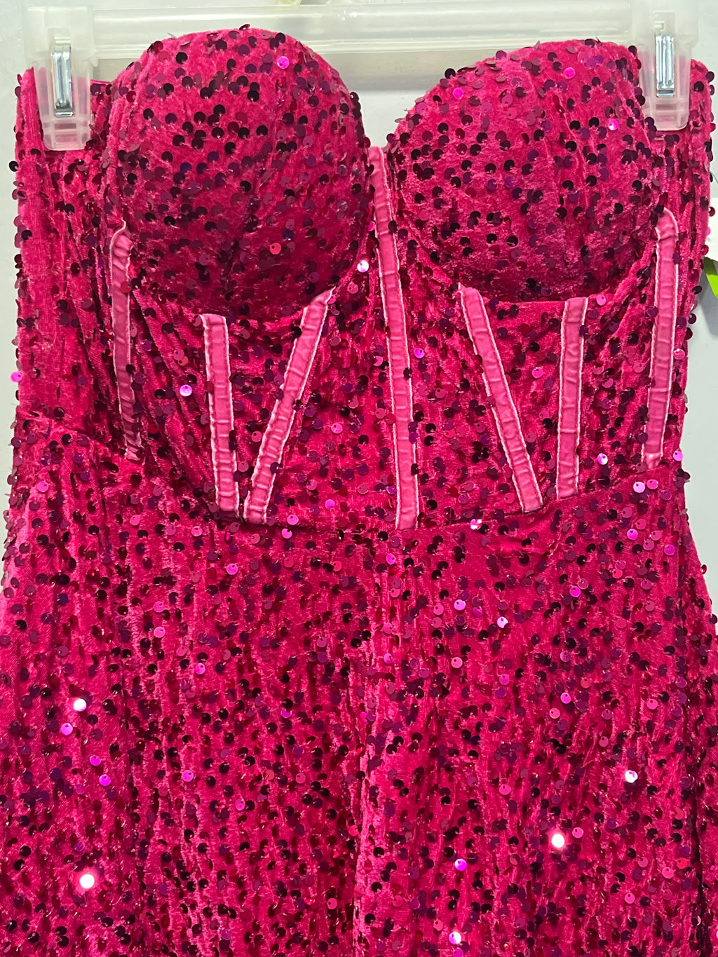 SEQUENCES PARTY WEAR STRAPPEDLESS MINI DRESS
