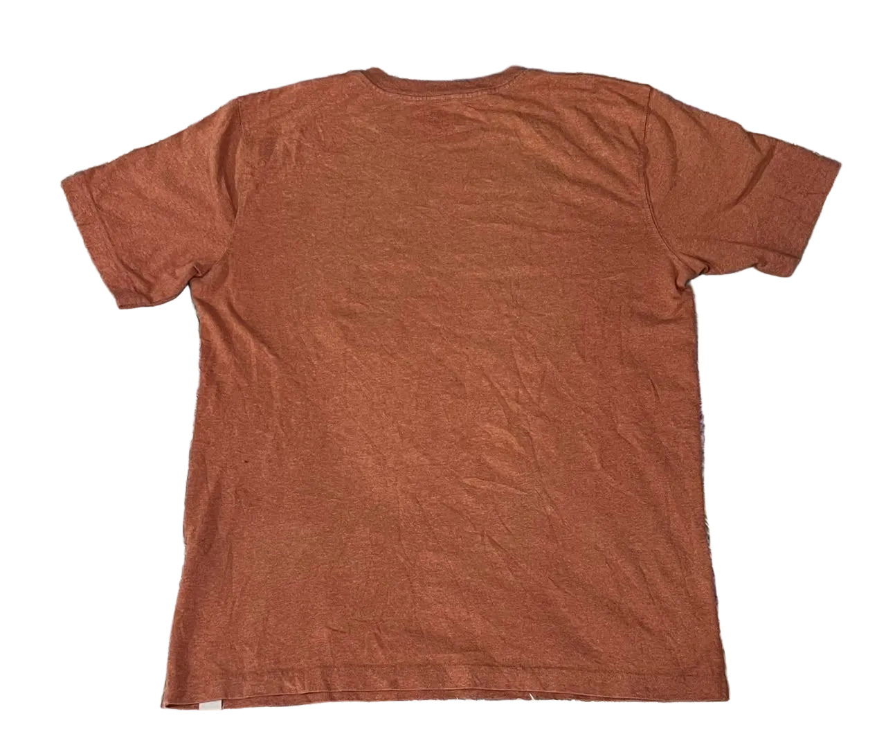 A plain brown short-sleeve t-shirt 