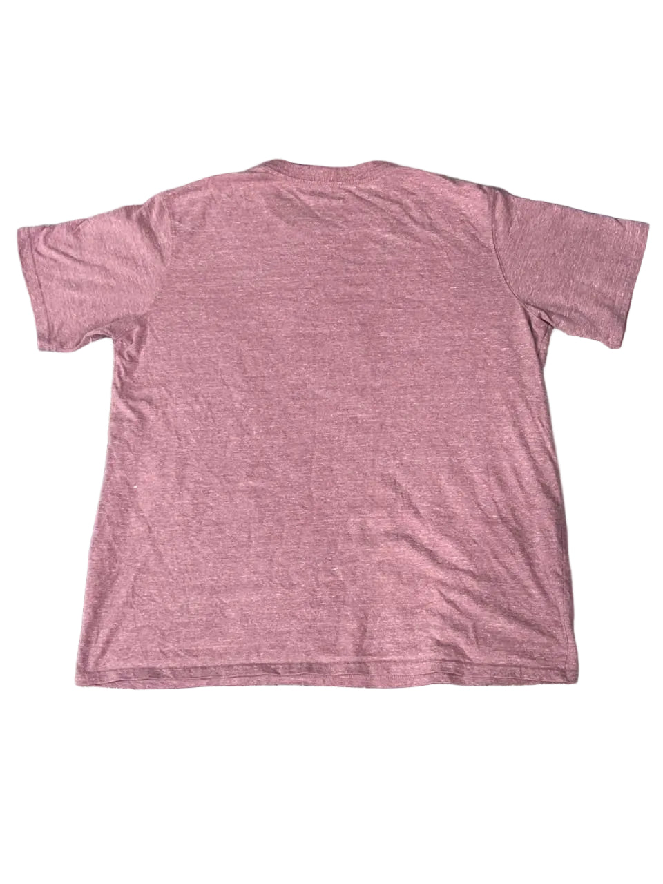 A heathered dusty rose pink short-sleeve t-shirt 