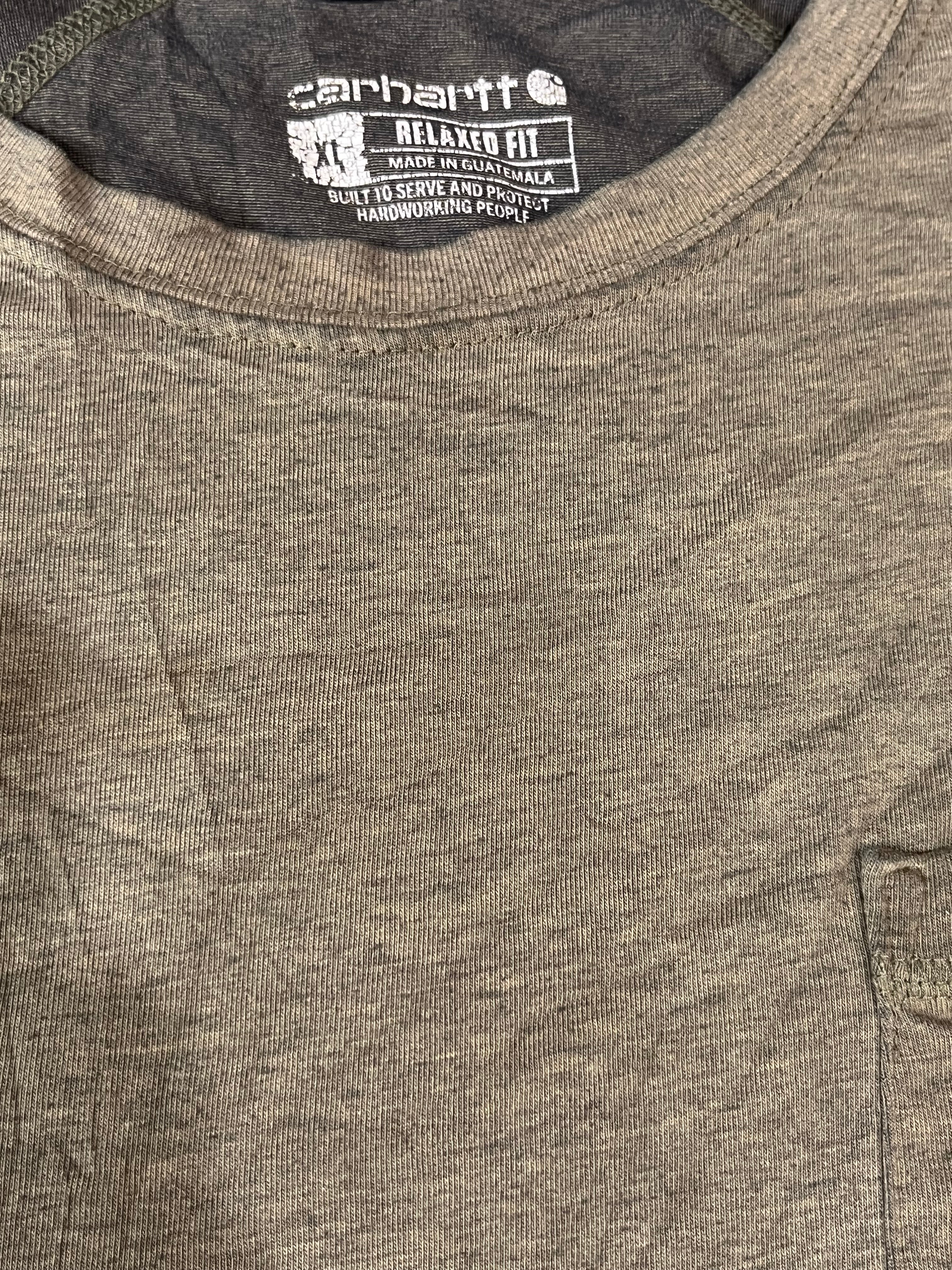 CARHARTT MEN ROUND NECK T-SHIRT WITH LABEL
