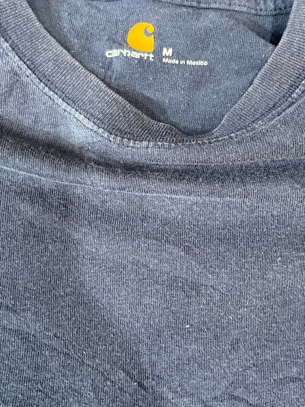 CARHARTT MEN ROUND NECK T-SHIRT WITH LABEL 