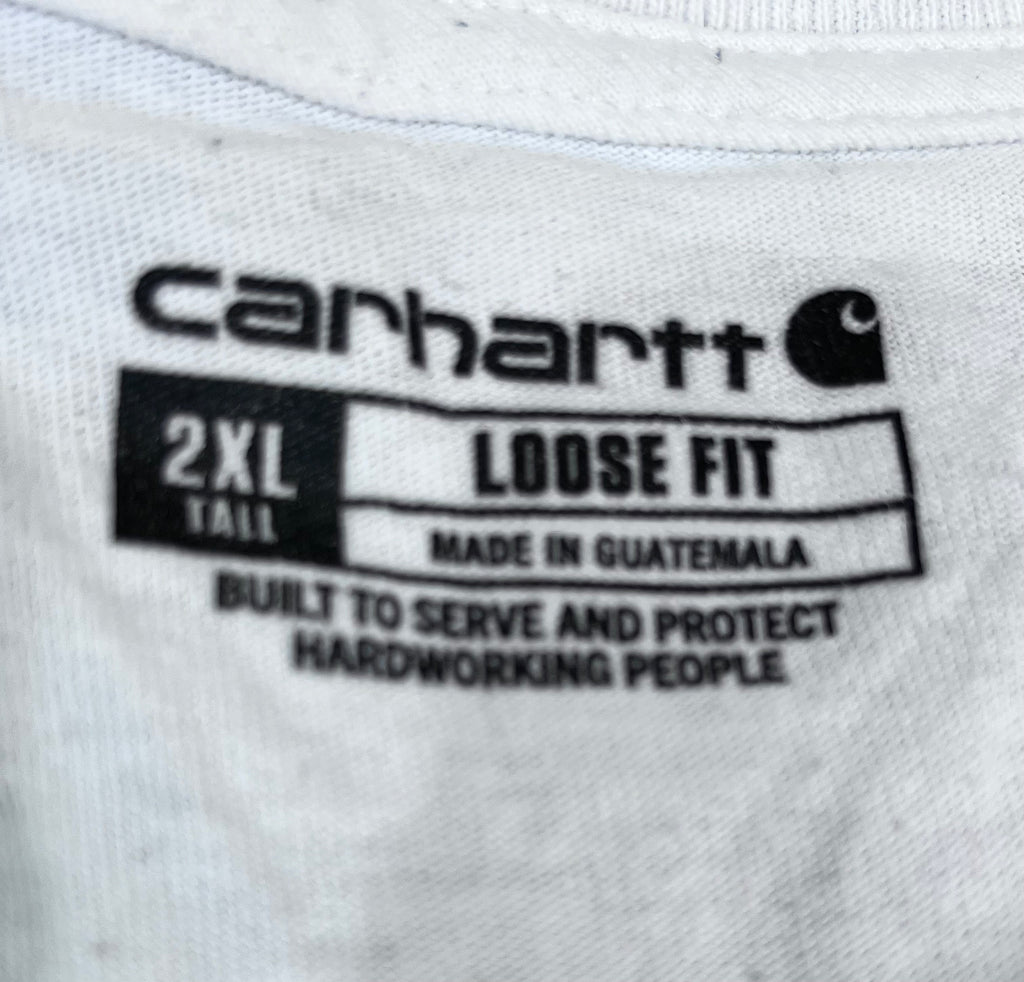 CARHARTT MEN ROUND NECK T-SHIRT WITH LABEL 