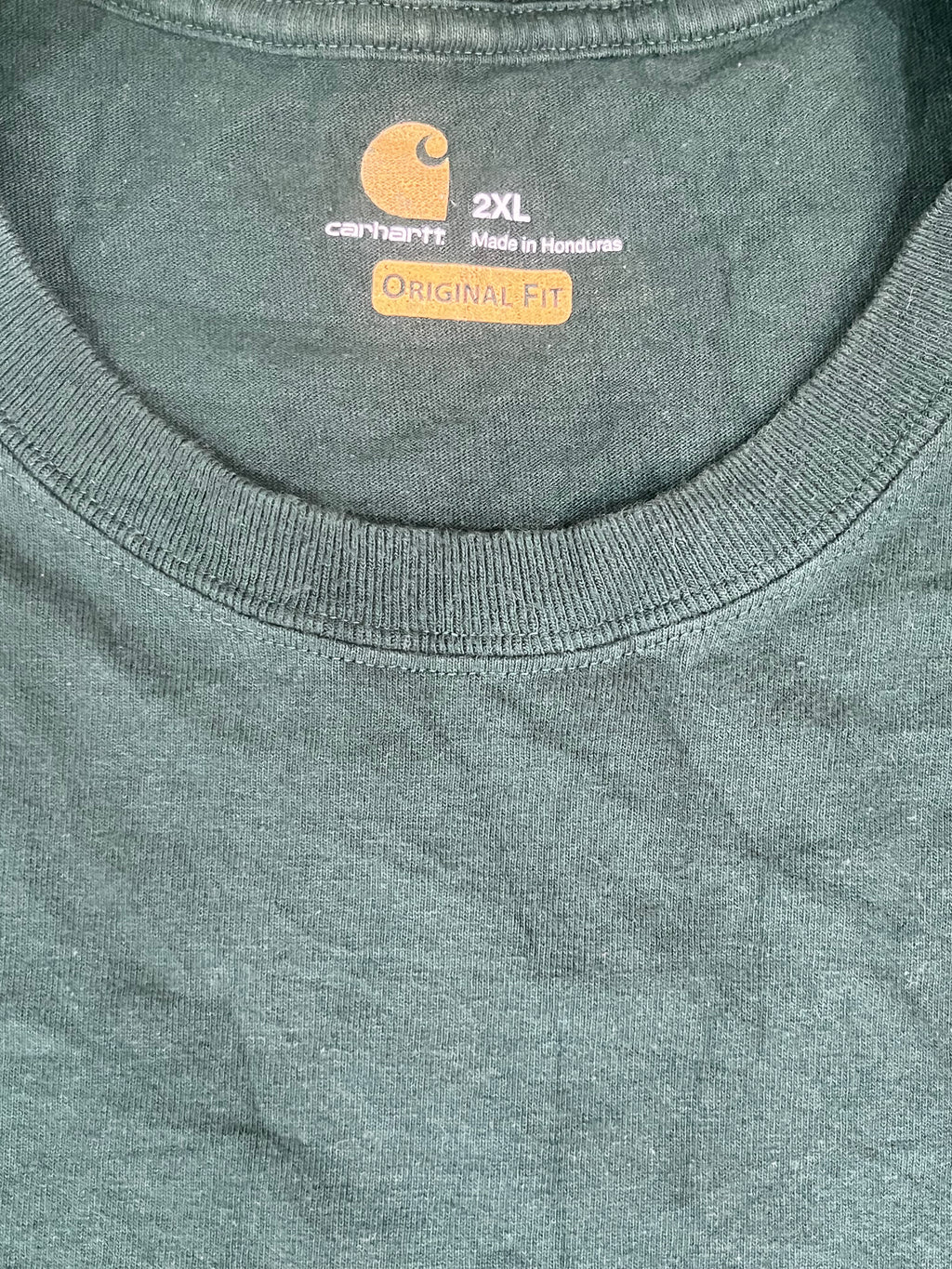 CARHARTT MEN ROUND NECK T-SHIRT WITH LABEL
