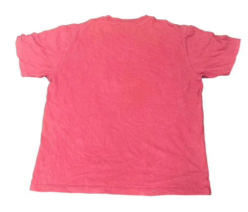 CARHARTT MEN ROUND NECK T-SHIRT ON A WHITE PLAIN BACKGROUND 