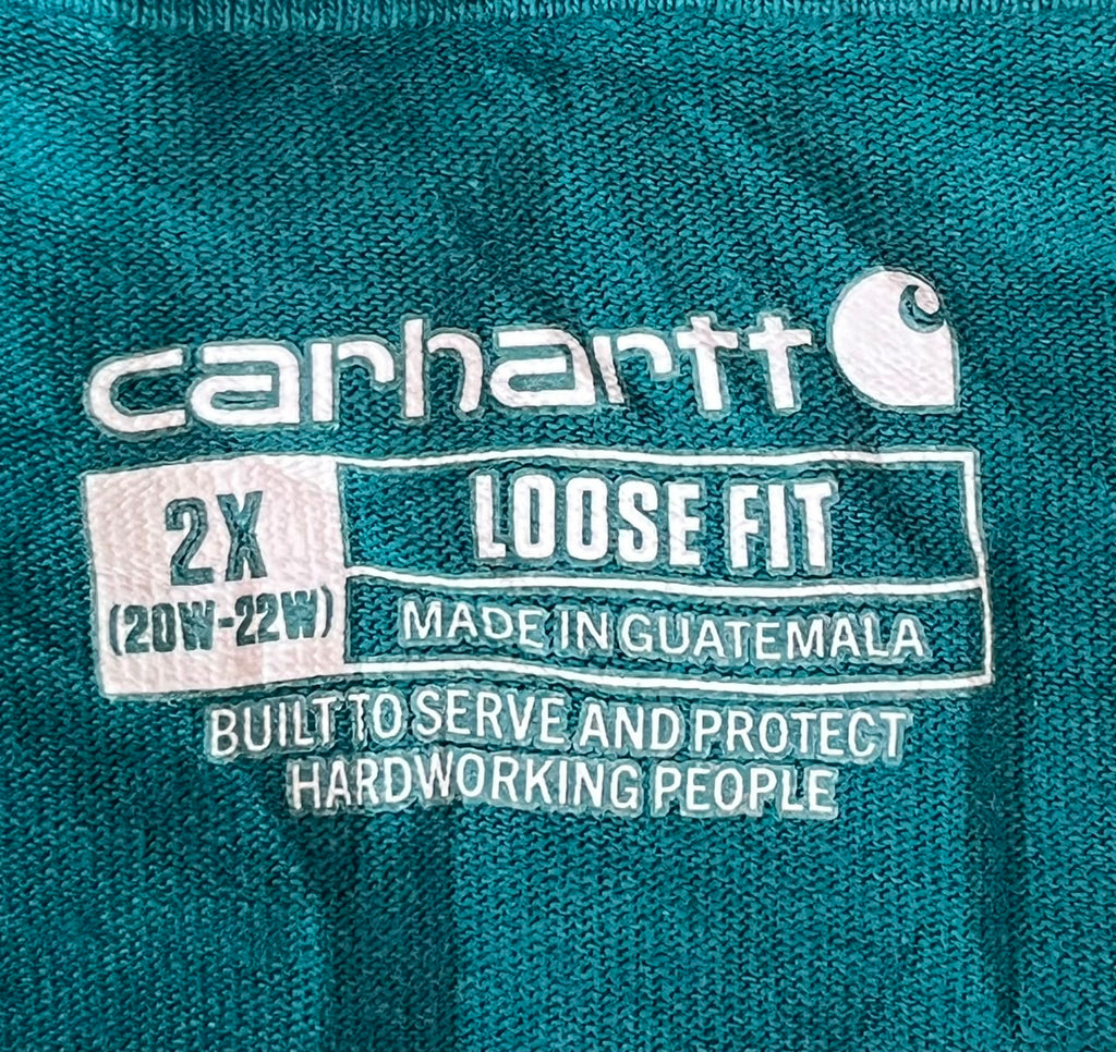 CARHARTT MEN ROUND NECK T-SHIRT WITH LABEL