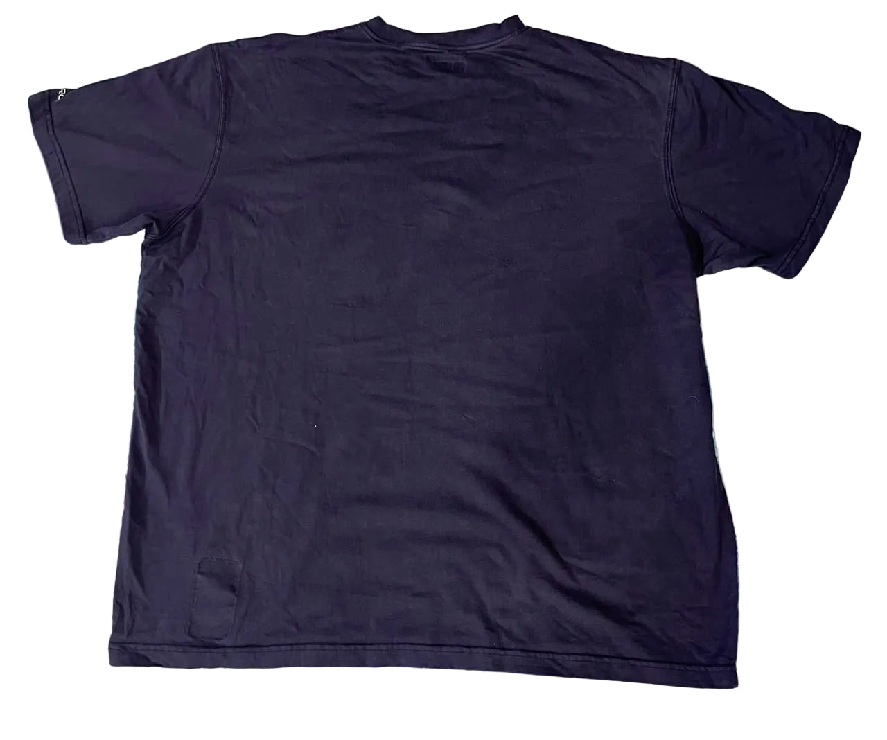A plain black short-sleeve t-shirt 