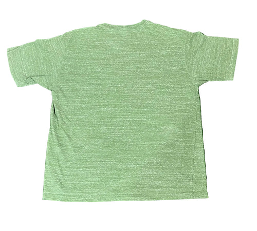 A light green heathered short-sleeve t-shirt 