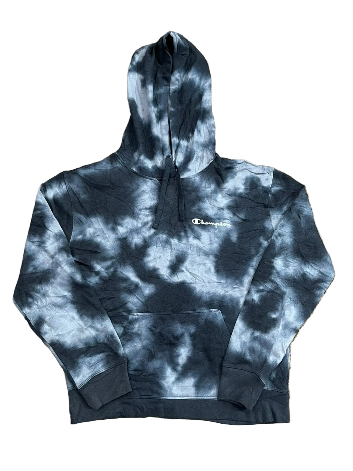 CHAMPION MEN SWEAT HOODIE ON THE WHITE BACKGROUND