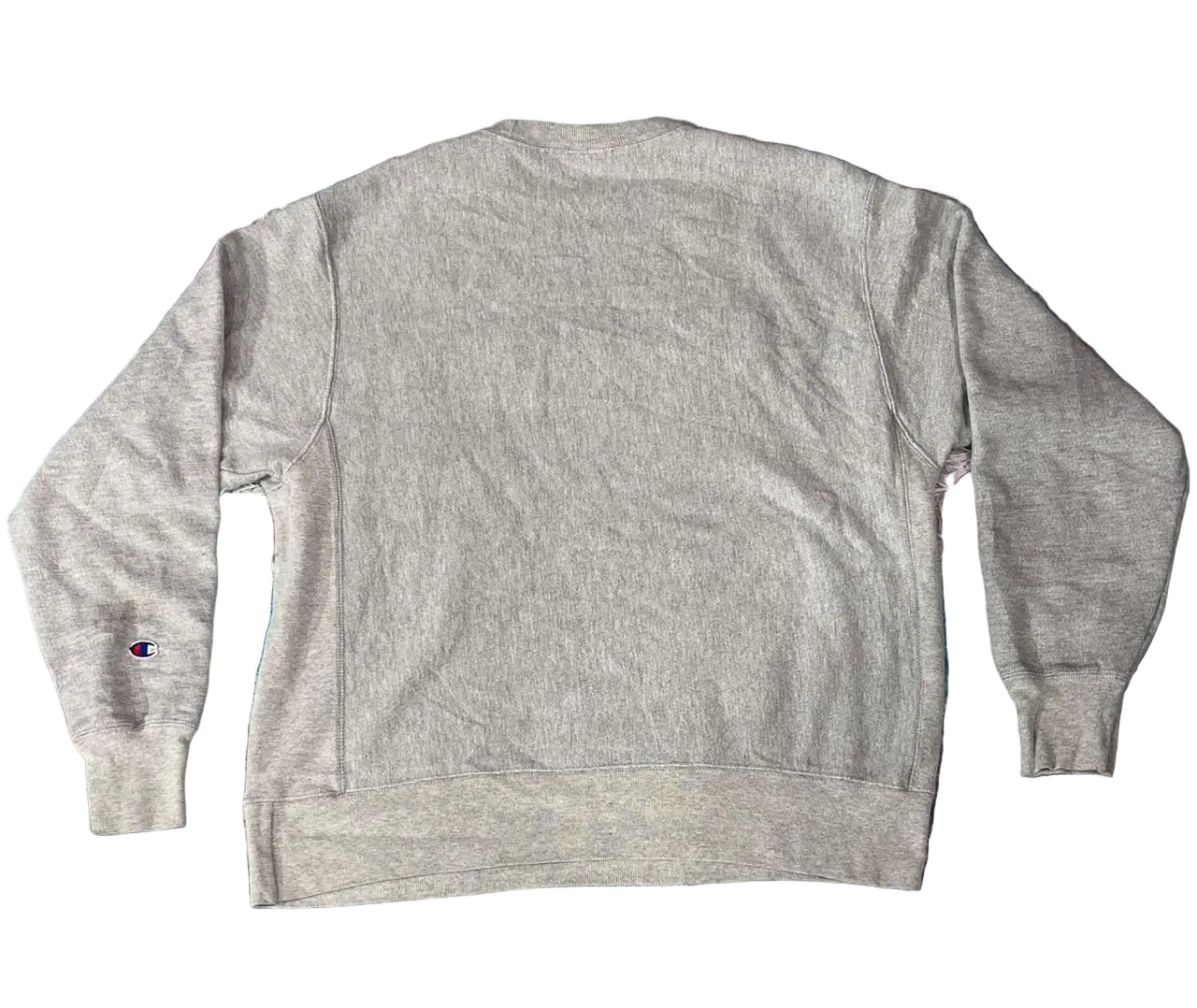 CHAMPION MEN SWEAT SHIRT ON A WHITE PLAIN BACKGROUND 