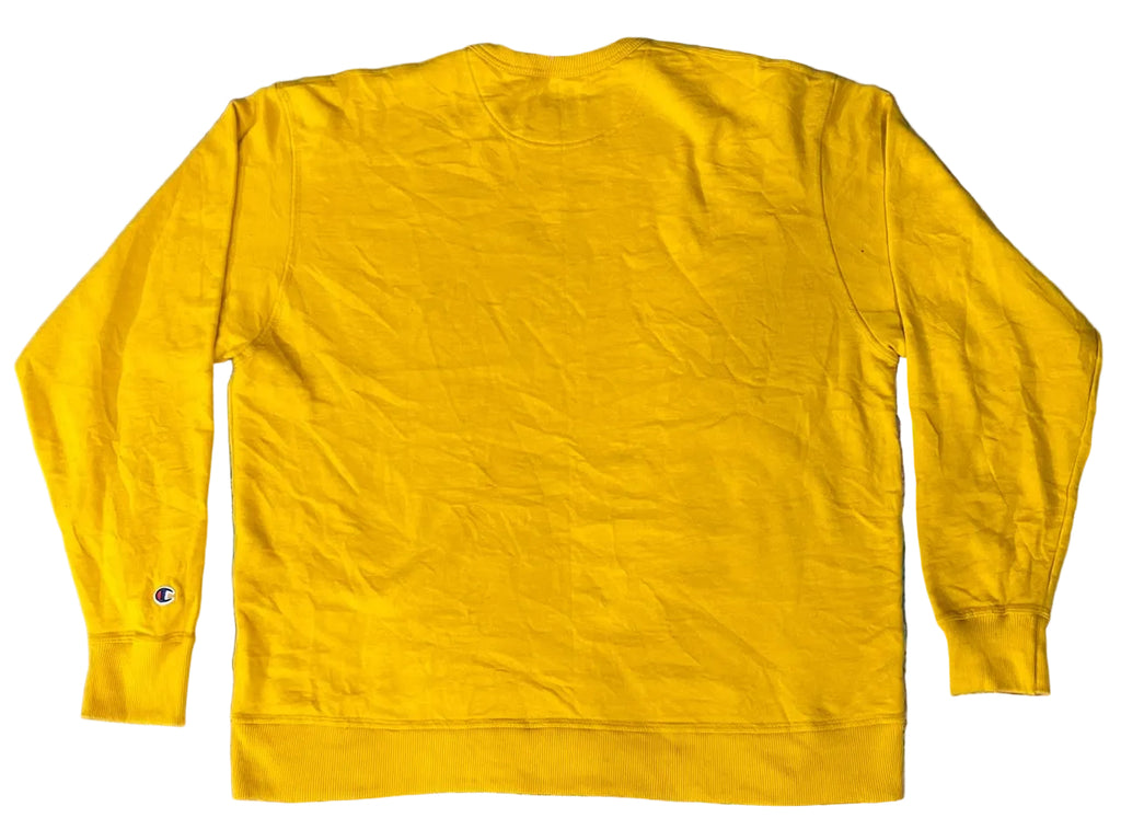 CHAMPION MEN SWEAT SHIRT ON A WHITE PLAIN BACKGROUND 