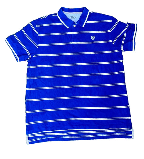 Chaps men polo shirt on a white plain background 