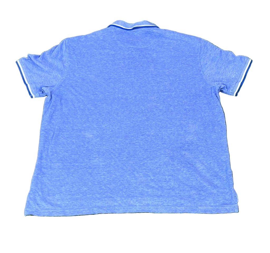 CHAPS MEN POLO SHIRT ON A WHITE PLAIN BACKGROUND 