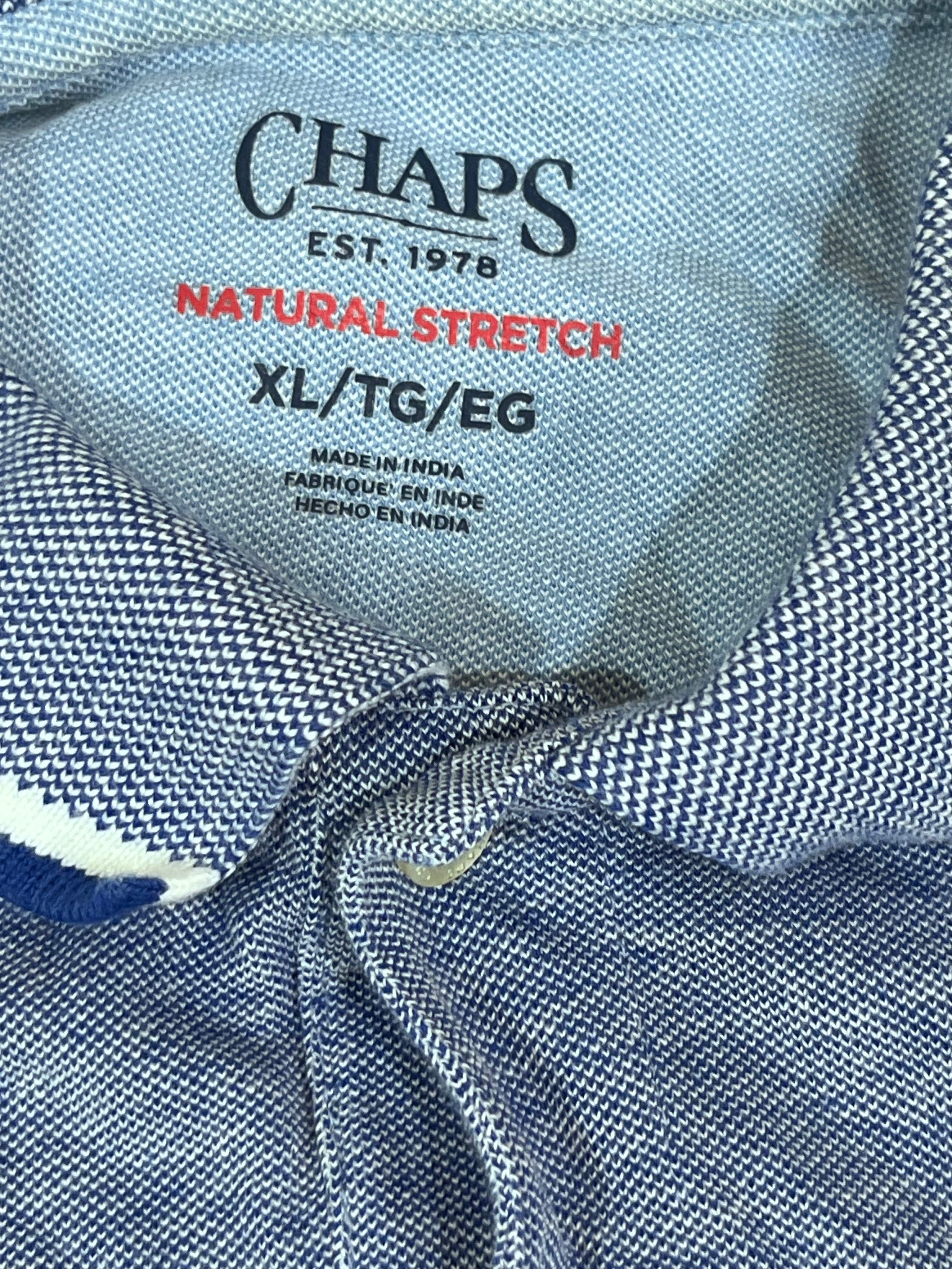 CHAPS MEN POLO SHIRT WITH LABEL