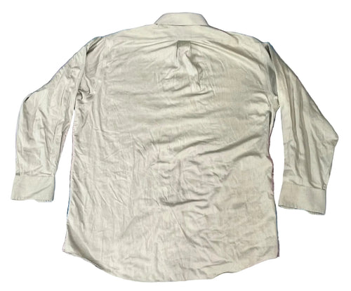 A light beige long-sleeve button-up shirt
