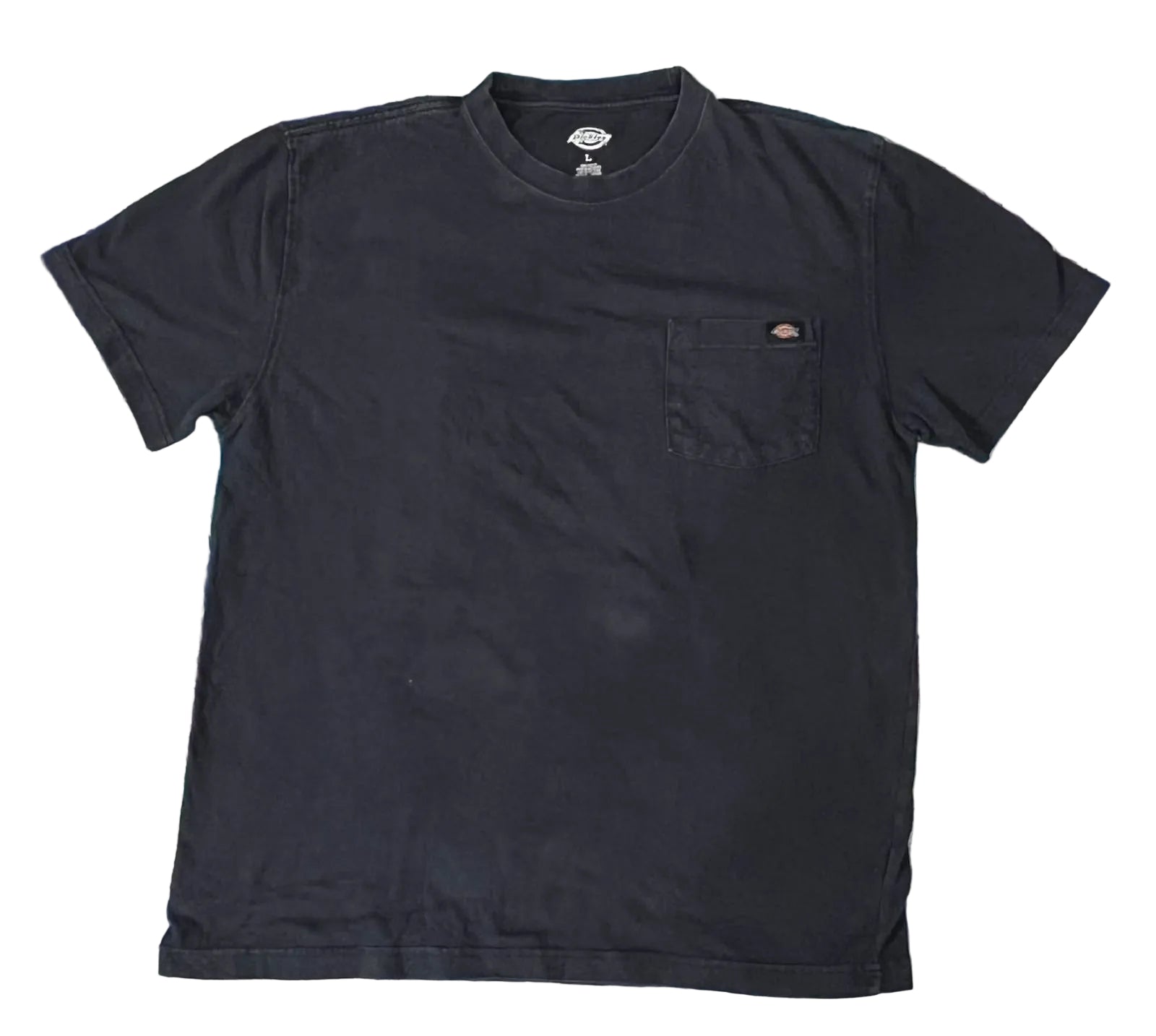 A black short-sleeve crewneck pocket t-shirt by Dickies