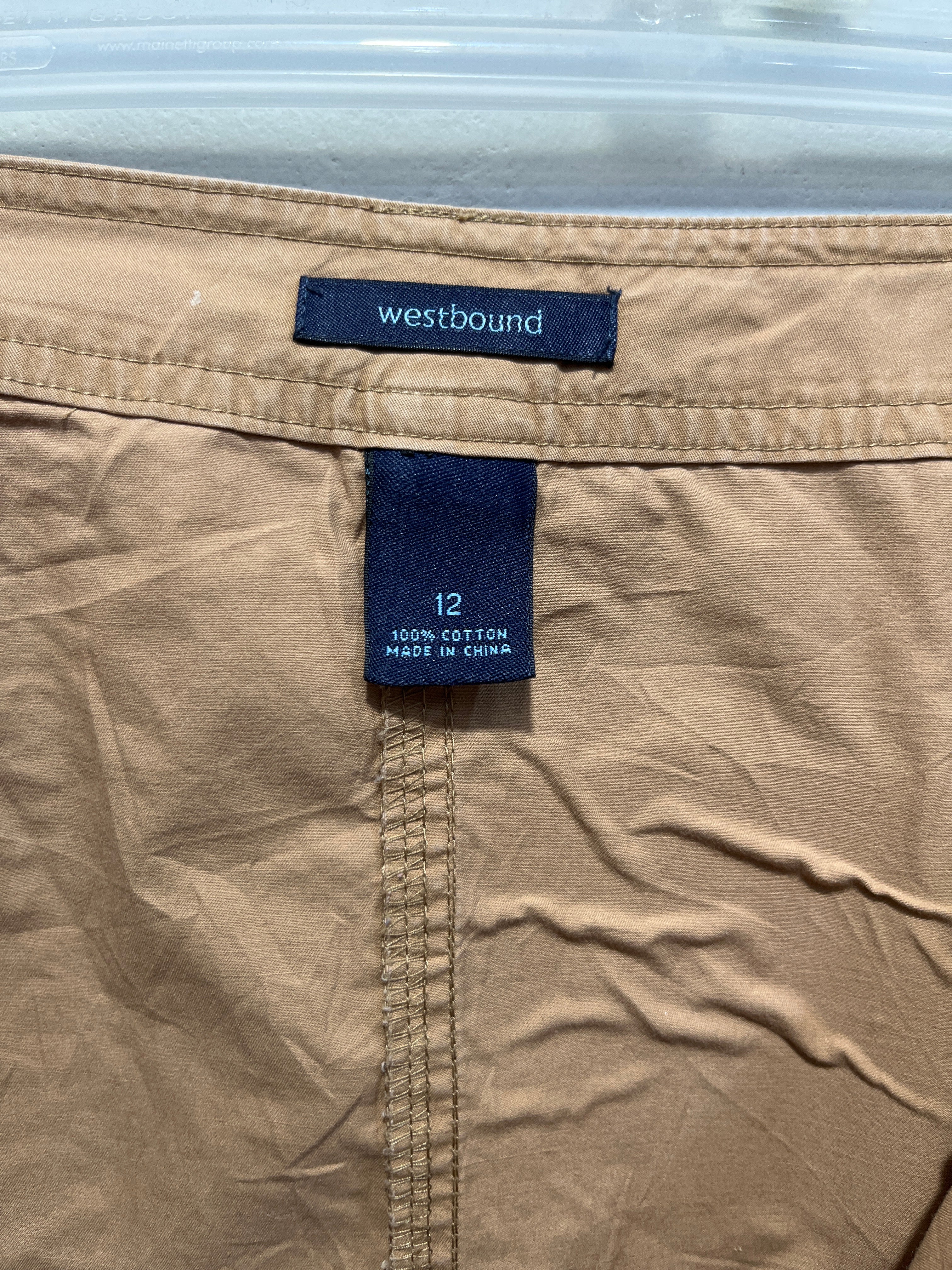 Y2K COTTON CARGO STYLE MINI SKIRT