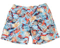 HAWAII MEN SHORTS ON A WHITE PLAIN BACKGROUND 