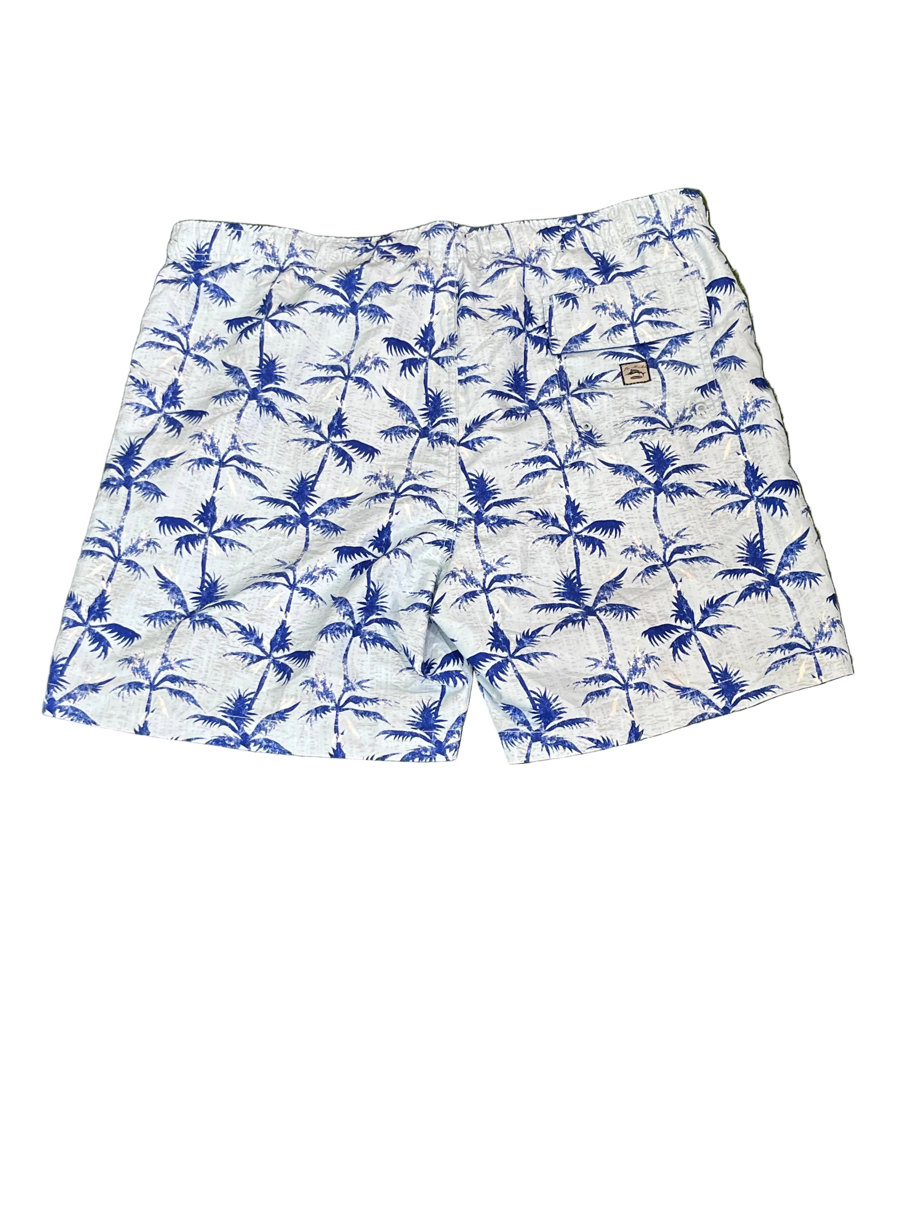 HAWAII MEN SHORTS ON A WHITE PLAIN BACKGROUND 