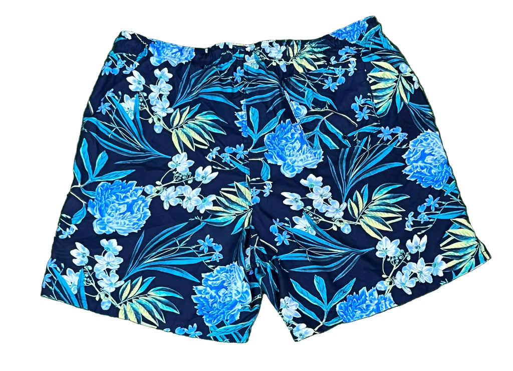 HAWAII MEN SHORTS ON A WHITE PLAIN BACKGROUND 