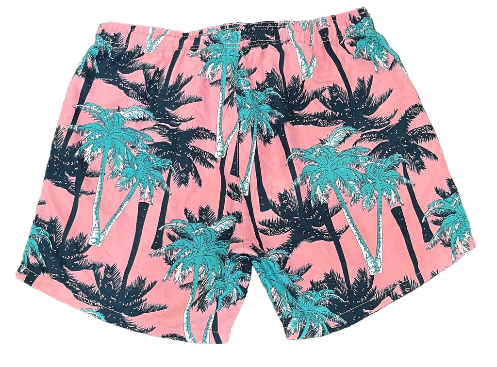 HAWAII MEN SHORTS ON A WHITE PLAIN BACKGROUND 