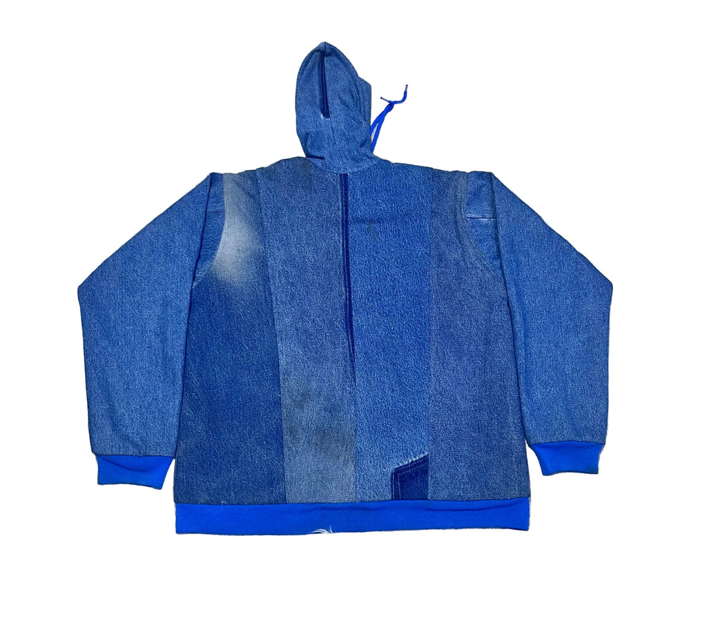 UPCYCLE CARHARTT DENIM HOODY JACKET