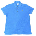 LACOSTE MEN POLO SHIRT ON A WHITE PLAIN BACKGROUND 