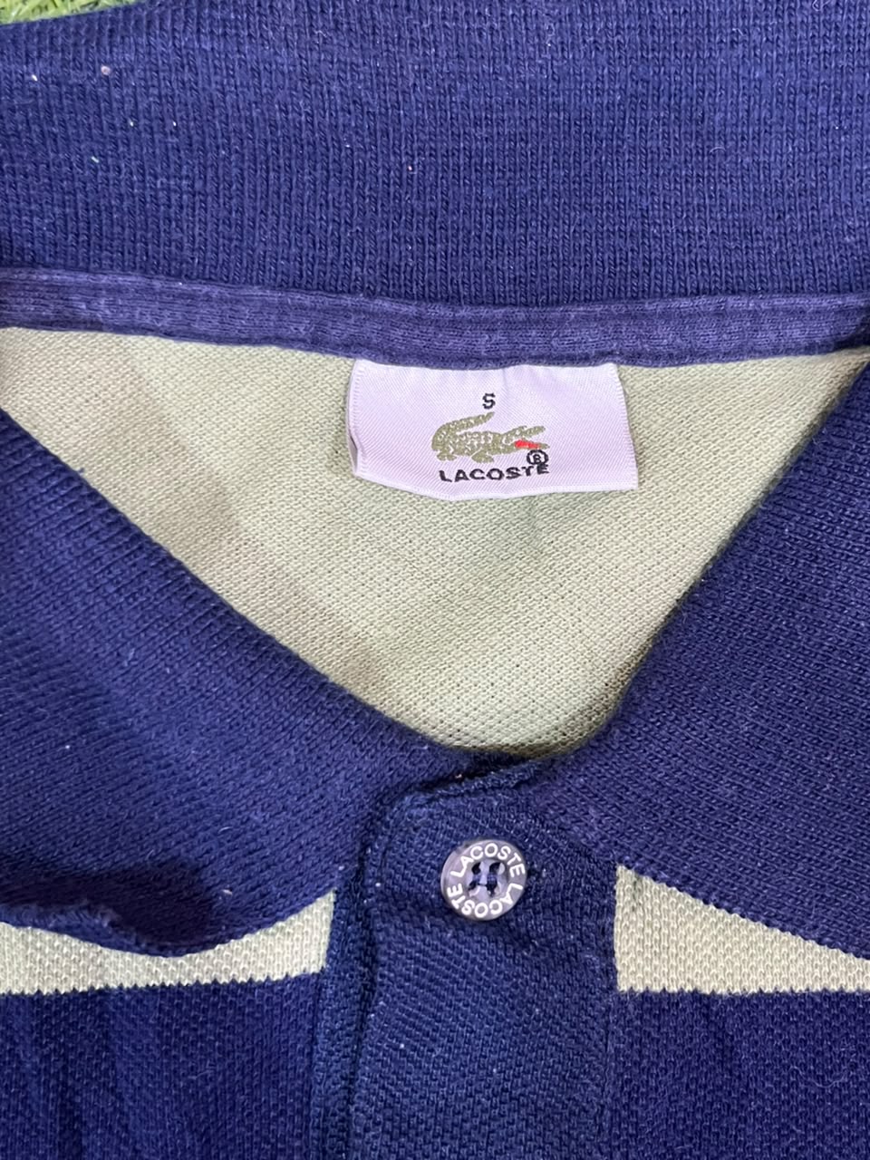LACOSTE MEN POLO SHIRT WITH LABEL 