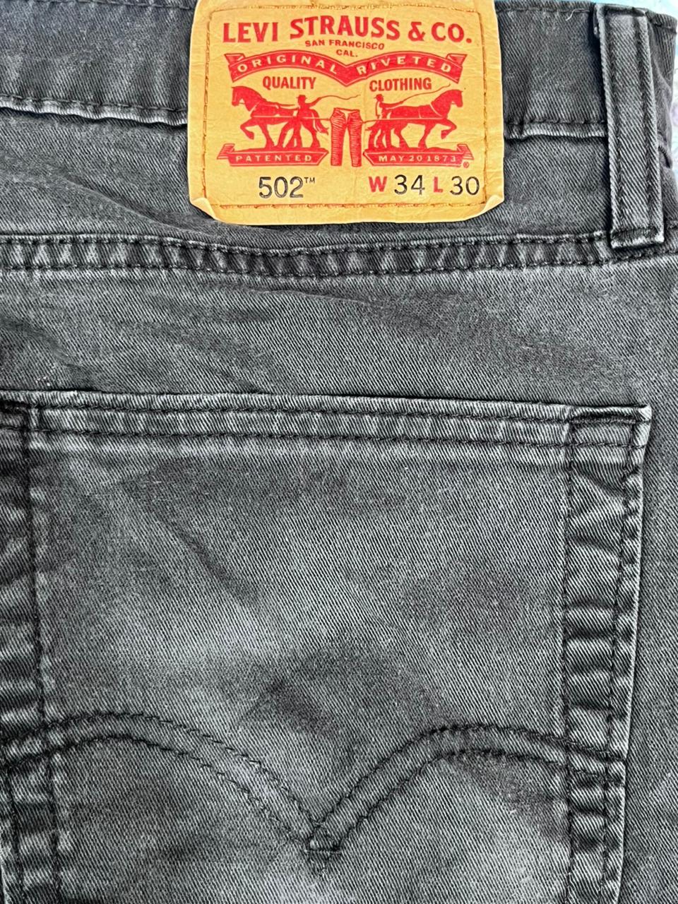LEVI'S 502 MEN DENIM JEANS  WITH LABEL