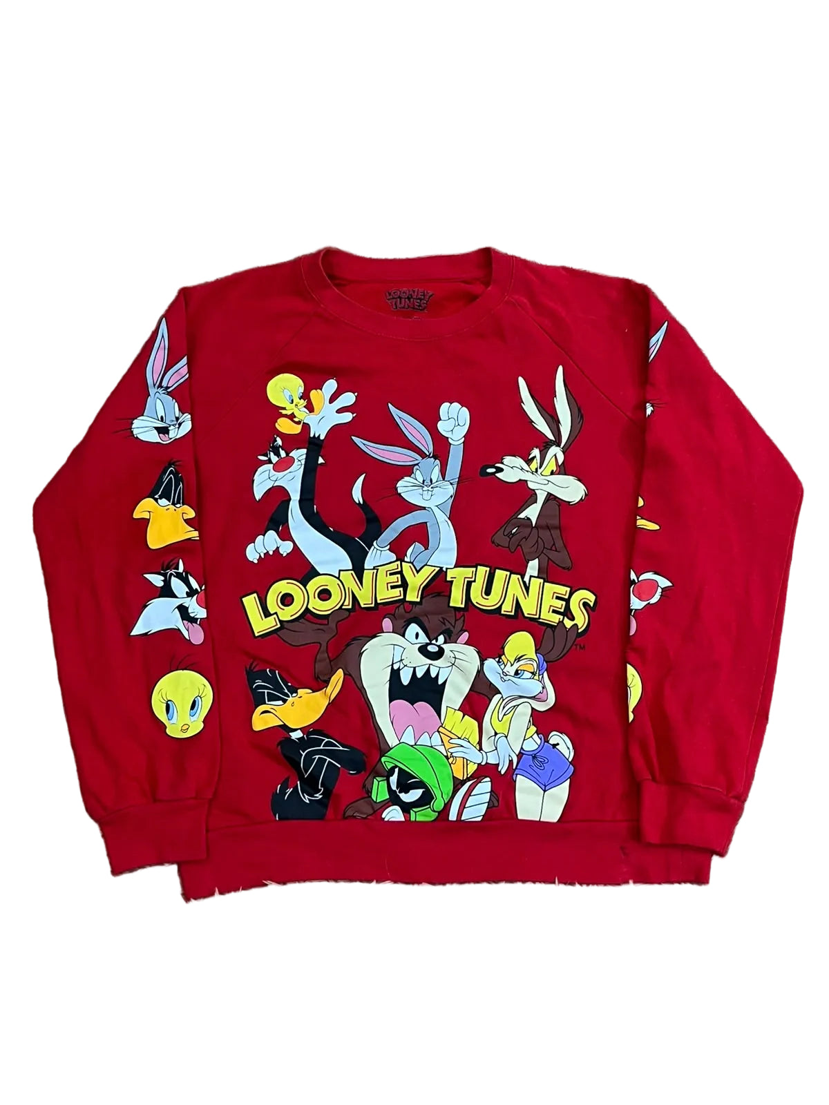 LOONEY TUNES MEN SWEAT SHIRT ON THE WHITE BACKGROUND